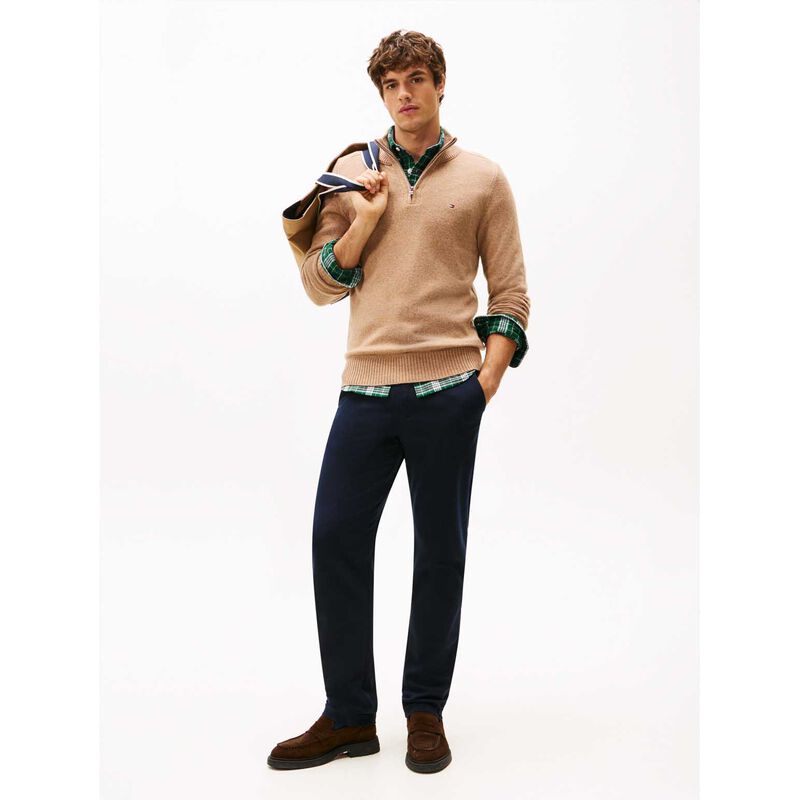 Tommy Hilfiger Pure Lambswool Half-Zip Jumper image number 3